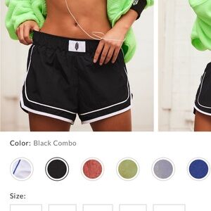 Free people varsity blues shorts